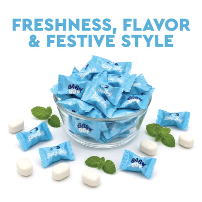 Baby Boy Buttermints - 100 Count - Baby Shower Butter Mints Individually Wrapped - Baby Shower Candy