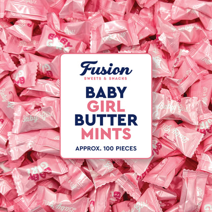 Baby Girl Buttermints - 100 Count - Baby Shower Butter Mints - Baby Shower Candy