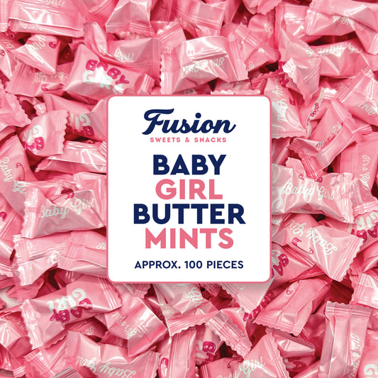 Baby Girl Buttermints - 100 Count - Baby Shower Butter Mints - Baby Shower Candy