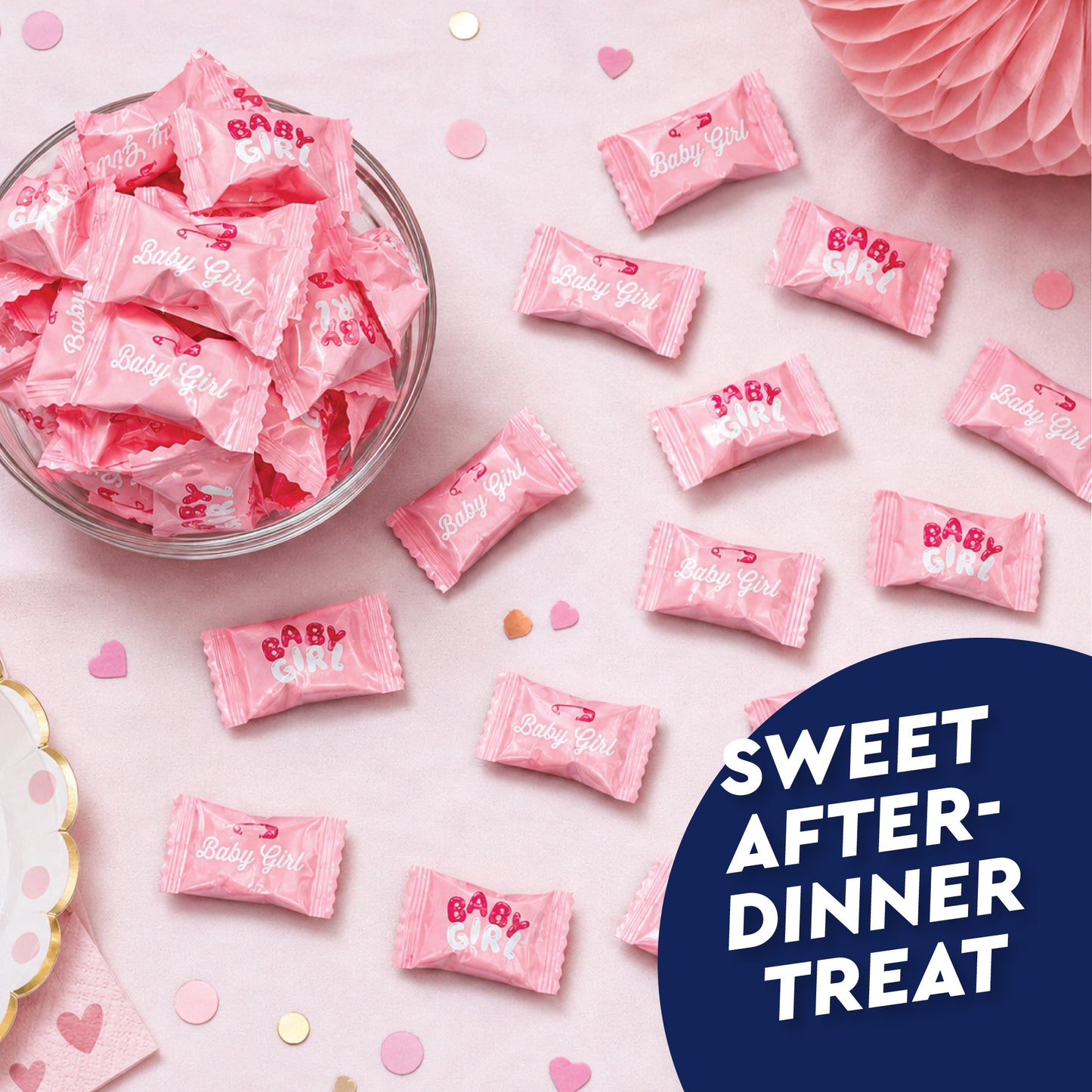 Baby Girl Buttermints - 100 Count - Baby Shower Butter Mints - Baby Shower Candy