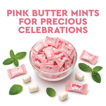 Baby Girl Buttermints - 100 Count - Baby Shower Butter Mints - Baby Shower Candy