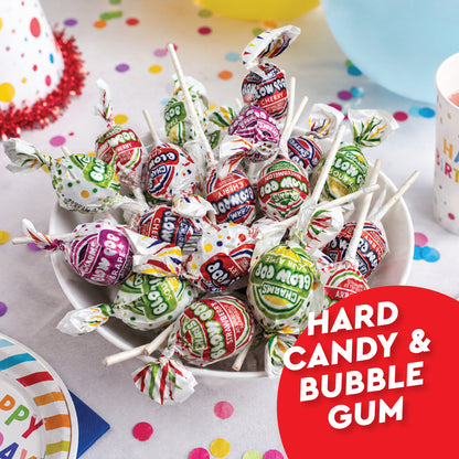 Blow Pops Lollipops – 1 lb Bulk Bag, Assorted Fruit Flavors with Bubble Gum Center