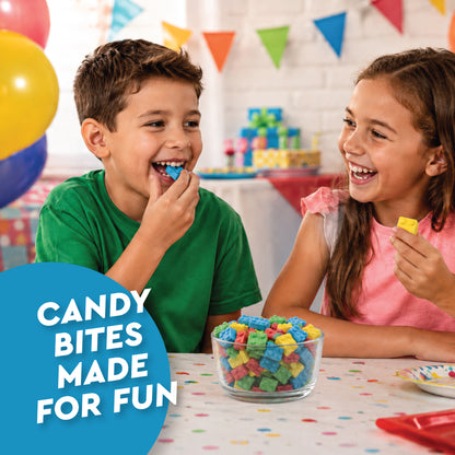 Candy Blocks - 1 Pound, Building Blocks Assorted Fruit Flavor Block Candy