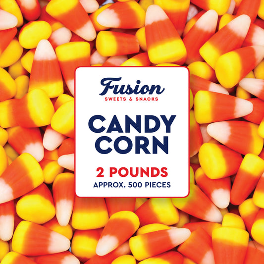 Candy Corn, 2 Pound Bulk Bag, Classic Traditional Halloween Candy | Sweet & Colorful Fall Favorite for Thanksgiving, Candy Bowls, Parties, Treat Bags, Gifts & Seasonal Snacking