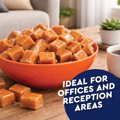 Caramel Cubes Candy Individually Wrapped - 2 Pound Bulk Bag - Caramel Candy Soft Classic Chewy Candy For Holidays, Or Any Occasion