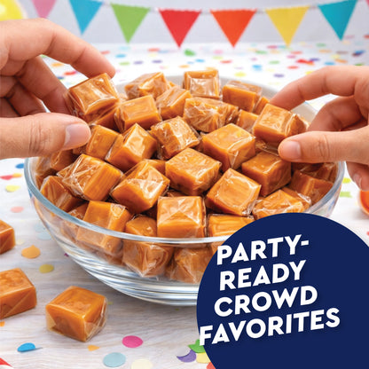 Caramel Cubes Candy Individually Wrapped - 2 Pound Bulk Bag - Caramel Candy Soft Classic Chewy Candy For Holidays, Or Any Occasion
