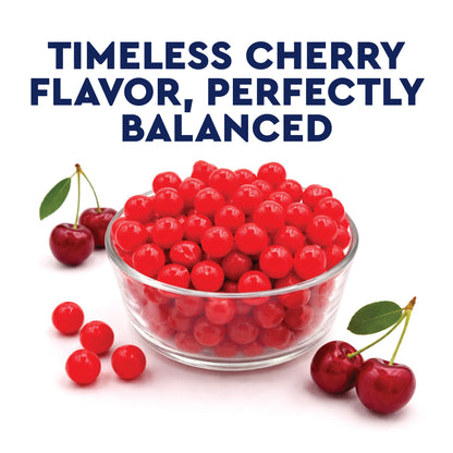 Cherry Sours Candy, 1 Pounds Bulk Cherry Candies - Chewy Candy Balls, Red Sour Balls, Tangy Christmas Candies