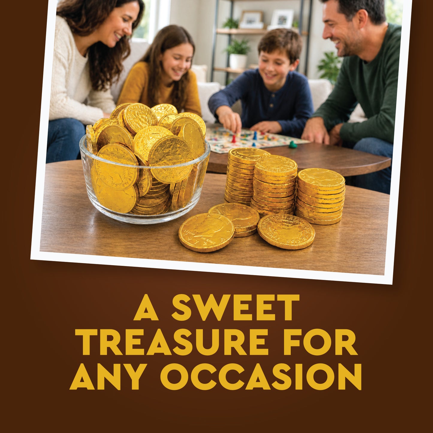 Gold Candy Coins, 100 Count | Gourmet Chocolate Coins for Hanukkah, Pirate Parties, Birthdays & Celebrations | Crafted from Premium Ingredients, Kosher, Non-GMO Certified