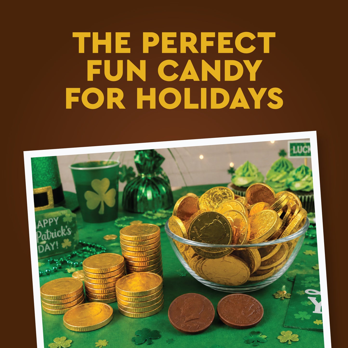 Gold Candy Coins, 50 Count | Gourmet Chocolate Coins for Hanukkah, Pirate Parties, Birthdays & Celebrations | Crafted from Premium Ingredients, Kosher, Non-GMO Certified
