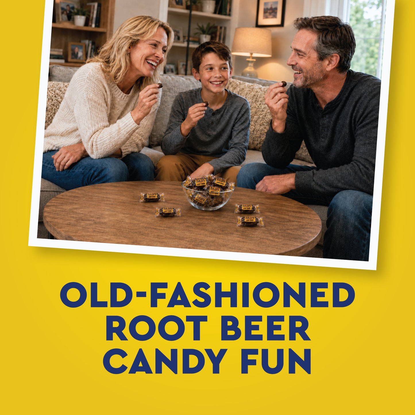 Dad's Root Beer Barrels - Rootbeer Barrels Hard Candy - 2 Pounds Bulk Bag (Approximately 100 count) - Old Fashioned Candies - Individually Wrapped Dad's Root Beer Barrels