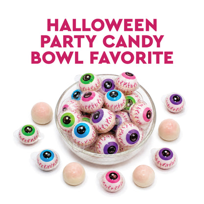 Eyeball Gummy Candy - 30 Count Bag, Individually Wrapped, Jelly Center | Squishy, Gooey Texture, Fun For Drinks, Party Decorations, Gag Gifts