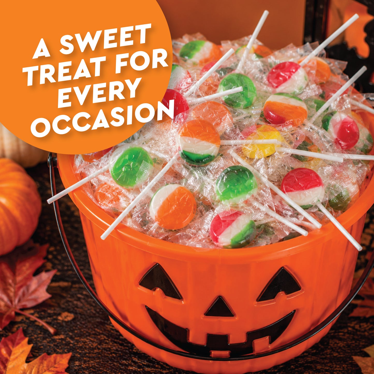 Fruit Rainbow Lollipop Assorted Mix - 2 Pounds - Bulk Suckers Individually Wrapped, Assorted Fruit Rainbow Flavors, Round & Flat Lollipops, Party Favors, Office Candy Bowl, Kids Treat Bag Filler, Classroom Treats