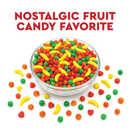 Hard Fruit Shaped Candy, 1 Pound, Unwrapped Bulk Candy For Gumball Machine | Bulk Unwrapped Candy for Vending & Gumball Machines, Nostalgic Candy Store Refills, Loose Candies for Dispensers