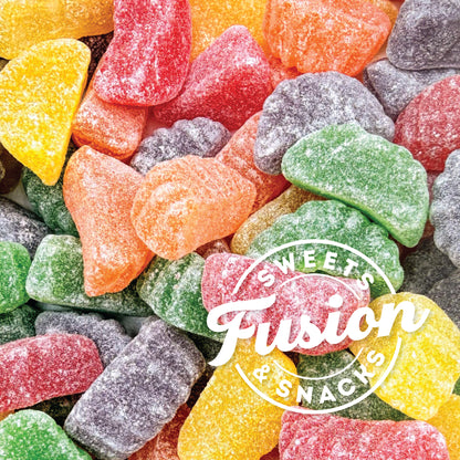 Assorted Fruit Slices Jelly Candy – 2 Pound Bulk Bag Of Old-Fashioned Sugar-Dusted Gum Drops, Orange Slices, Jelly Fruit Mix, Nostalgic Soft Gems for Gifts & Bowls