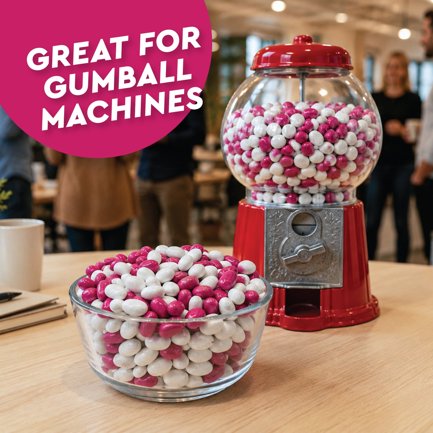 Good & Plenty Licorice Candy, 2 Pound Bulk Bag, Fat Free, Pink & White Candy | Nostalgic Candies, Great For Gumball Machine Refills, Sharing, Snacking