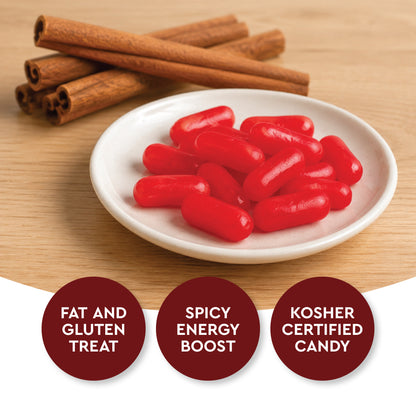 Hot Tamales Fierce Cinnamon Candy - 2 Pound Bulk Bag Spicy Hot Tamales, Chewy Cinnamon Candy, Gluten and Fat Free Red Candies