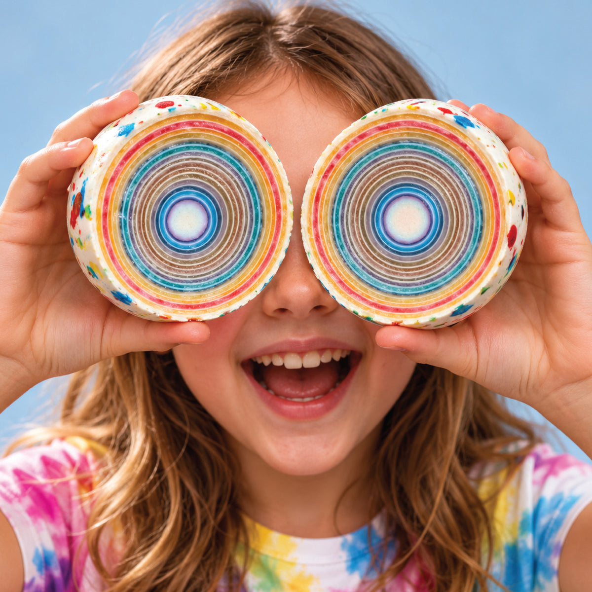 Giant Jawbreaker Candy 3.5 Inch, Psychedelic Speckled Jaw Breaker | World Famous Classic Giant Jawbreaker, Mega Bruiser Jumbo Jaw Breaker, Hard As A Rock, Long Lasting Sucking Candy