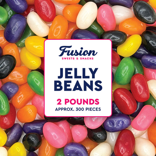 Jelly Beans Bulk 2 Pounds, Assorted Fruit Flavors Classic Candy, Colorful Party Treats, Event Favor Bags, Jellybeans Candy Bulk for Holidays & Celebrations