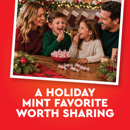 Jumbo Peppermint Balls Hard Candy - Individually Wrapped - 2 Pounds - Peppermints Bulk - Old Fashioned Hard Peppermint Candy Individually Wrapped For Holidays & More