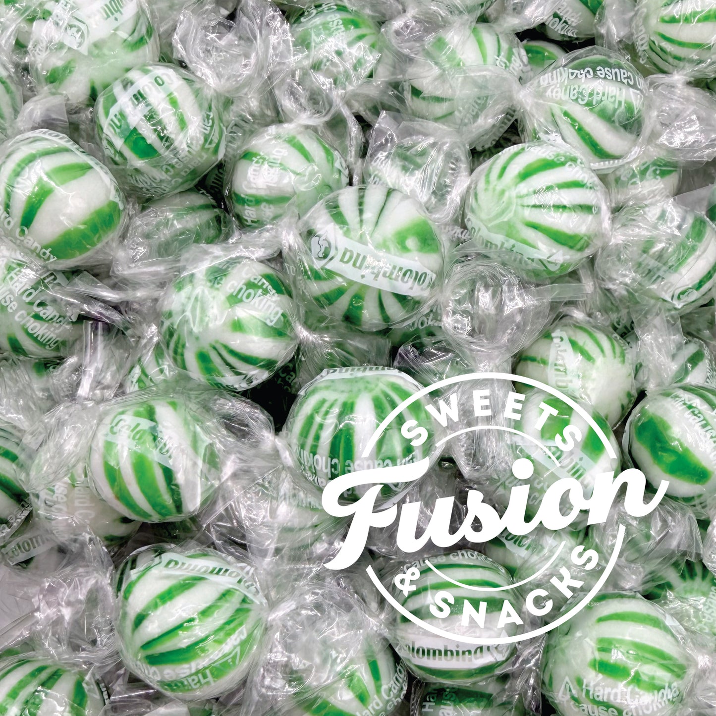 Jumbo Spearmint Mint Balls – 2 Pound Bulk Bag, Spearmint Candy Individually Wrapped, Green And White Candy Jumbo Pieces, Hard Mint Spheres with Refreshing Flavor, Ideal For Holidays, Weddings, Valentine’s Day, Party Favors, Spearmints