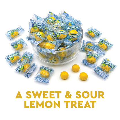 Lemonhead Candy - 3lb Bulk Bag, Individually Wrapped Original Lemon Head Hard Yellow Candies - The Perfect Candy For Parties, Movie Nights And Snacking