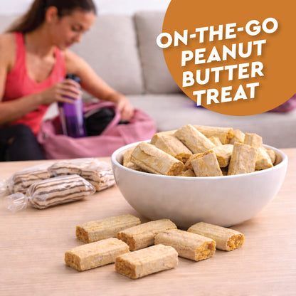 Peanut Butter Bars Candy - 2 Pounds (Approx 120 Pieces), Peanut Butter Candy Bars In Bulk Bag, Individually Wrapped Old Fashioned Treats