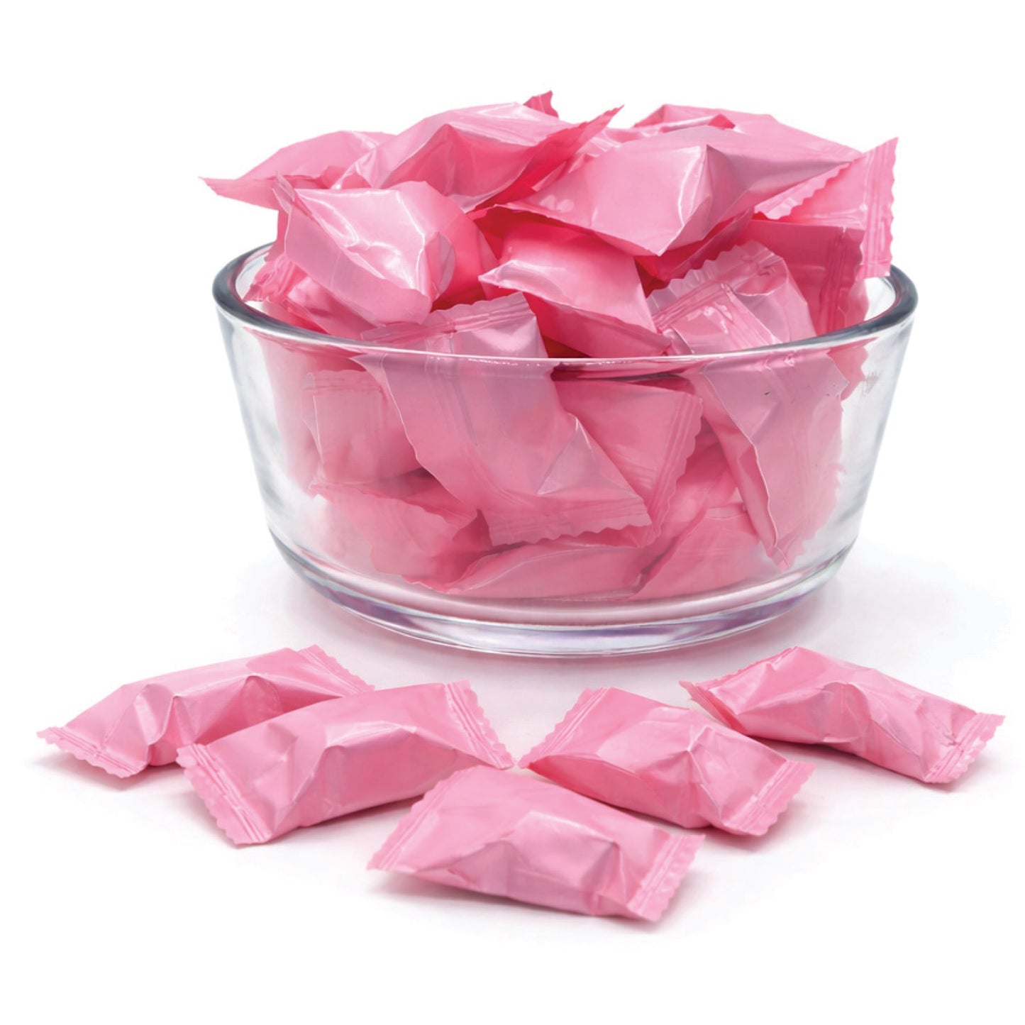 Pink Buttermints - 100 Count - Pink Candy For Baby Shower - Baby Shower Candy - Perfect For Gender Reveal Parties, Hospital Goodie Bags, Welcome Baby Party, And More