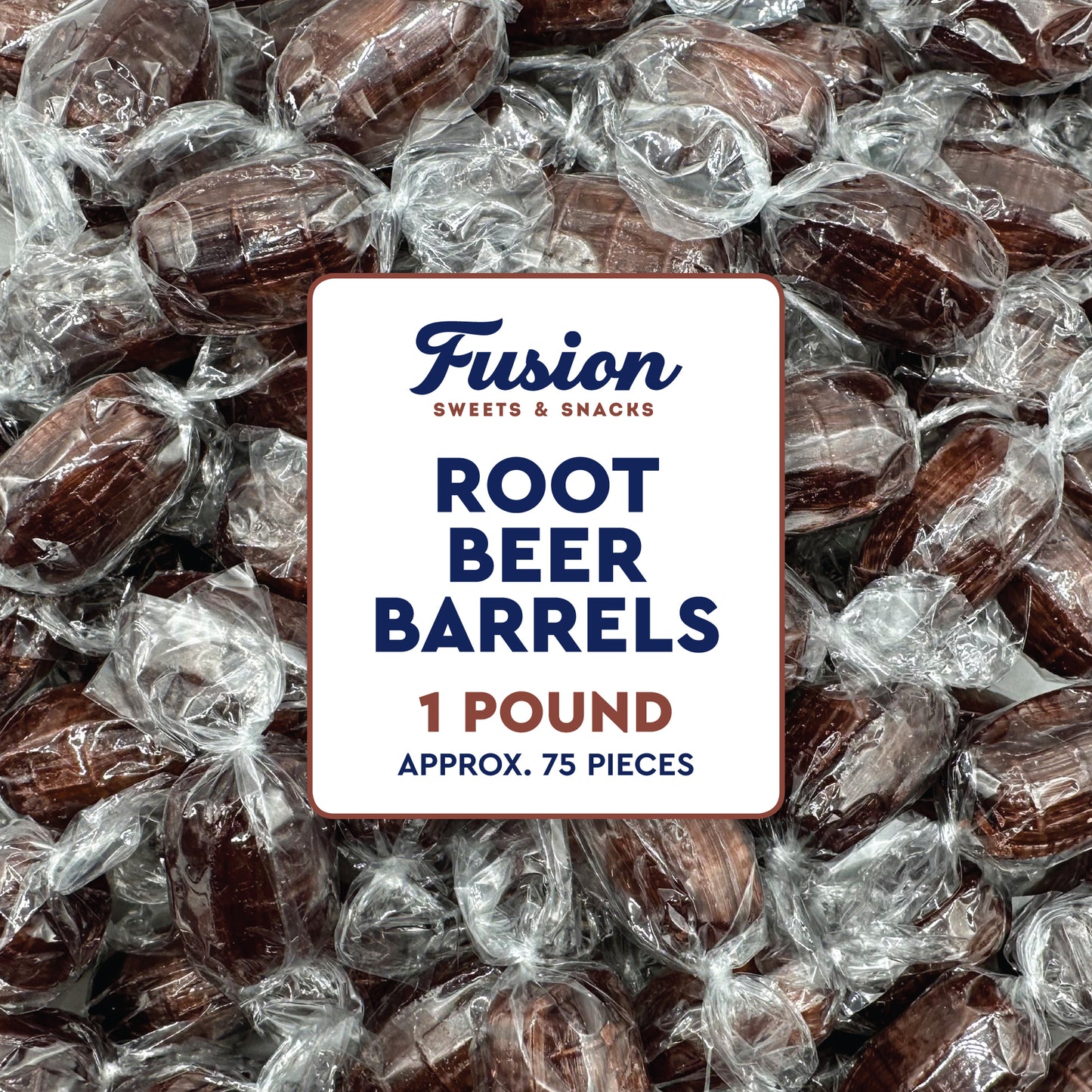 Root Beer Barrels Candy - 1 Pound Bulk Bag - Old Fashioned Individually Wrapped Rootbeer Hard Candies