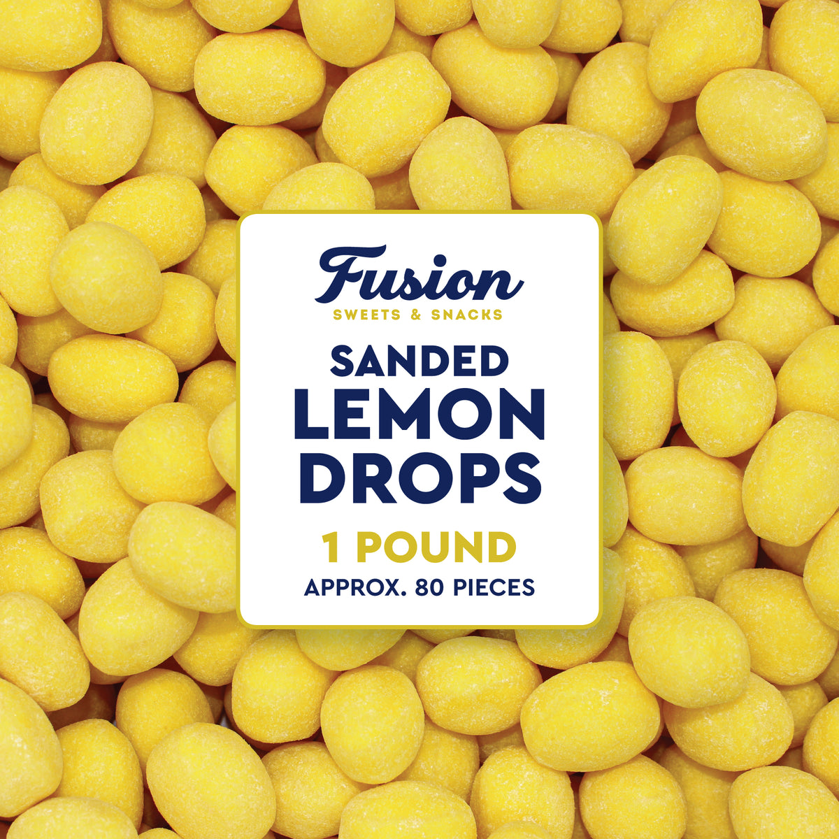 Sanded Lemon Drops Old Fashioned Hard Candy, 1 Pound Bag, Lemon Candy | With A Bright Sweet & Tart Lemon Citrus Flavor And Classic Sugar-Sanded Finish