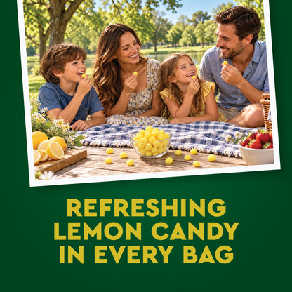 Sanded Lemon Drops Old Fashioned Hard Candy, 1 Pound Bag, Lemon Candy | With A Bright Sweet & Tart Lemon Citrus Flavor And Classic Sugar-Sanded Finish