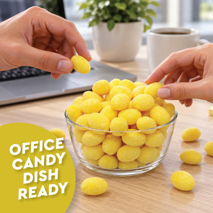 Sanded Lemon Drops Old Fashioned Hard Candy, 2 Pound Bag, Lemon Candy | With A Bright Sweet & Tart Lemon Citrus Flavor And Classic Sugar-Sanded Finish