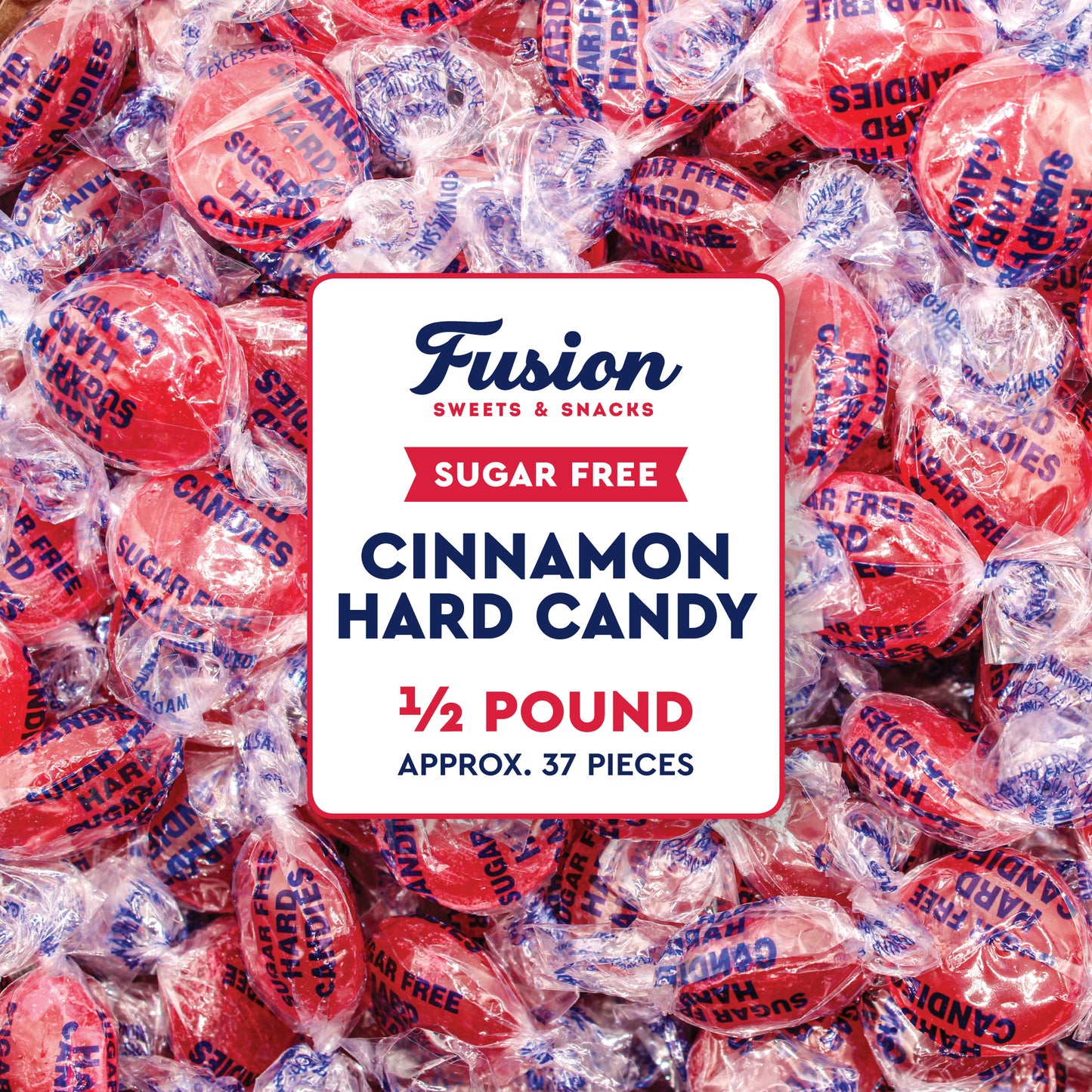 Arcor Sugar Free Cinnamon Hard Candy, 8 Ounce Bag, Individually Wrapped | Approx. 40 pieces, Delicious Keto Friendly Premium Treats, Sugarfree Cinnamon Candy, Fat Free