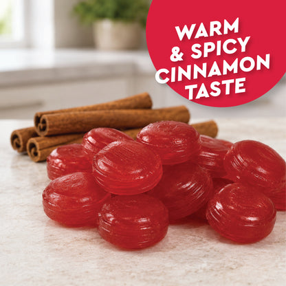 Arcor Sugar Free Cinnamon Hard Candy, 8 Ounce Bag, Individually Wrapped | Approx. 40 pieces, Delicious Keto Friendly Premium Treats, Sugarfree Cinnamon Candy, Fat Free