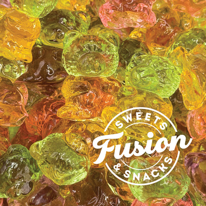 Sugar Free Gummy Bears 1 Pound Bulk Bag, 3D Chewy Candy, Assorted Fruit Flavors, Sugar Free Gummies, Low Carb Keto Friendly, Diabetic Candy