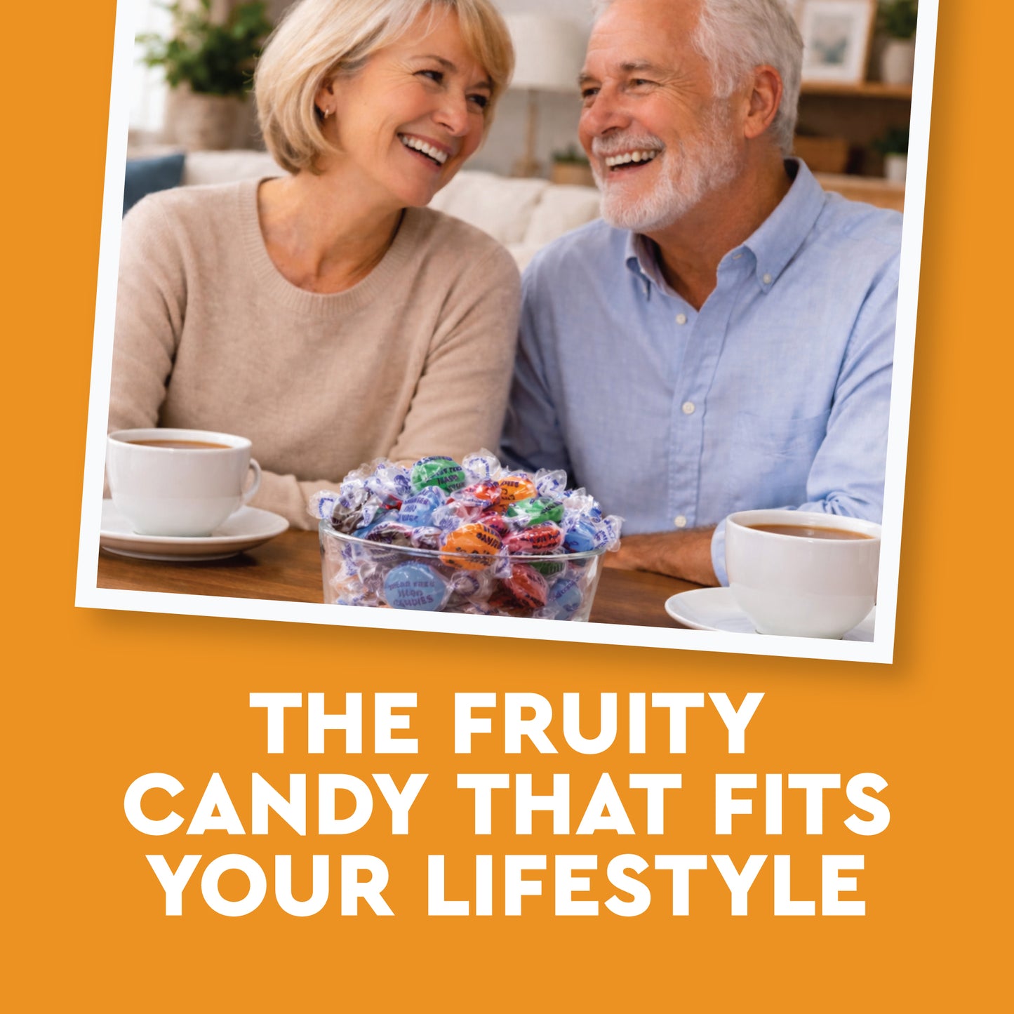 Sugar Free Hard Candy Mix - 1 Pound Bag (Approx. 75 Pieces), Individually Wrapped, Sugar Free Candy Assorted Fruit & Berry Mix Flavors - Lemon, Lime, Cherry, Orange, Blackberry & Raspberry Candies For Office Bowls & Snacking