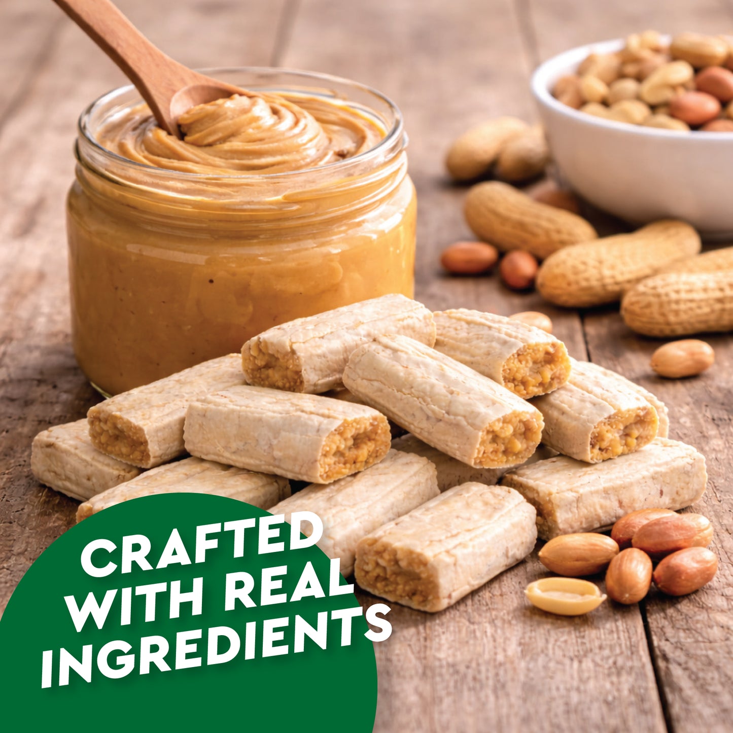 Sugar Free Peanut Butter Bars - 1 Pound Individually Wrapped - Atkinson Bulk Peanut Butter Candy