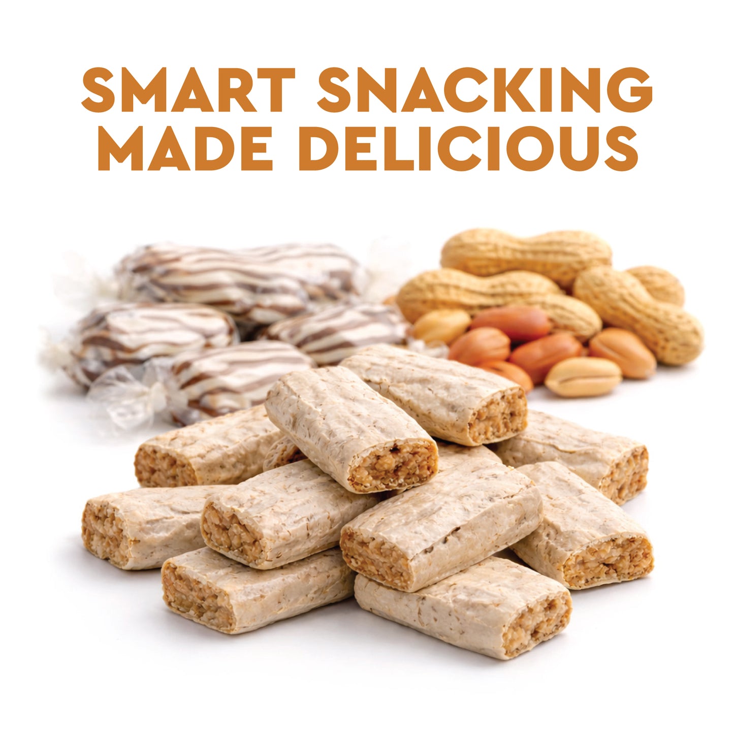 Sugar Free Peanut Butter Bars - 1 Pound Individually Wrapped - Atkinson Bulk Peanut Butter Candy