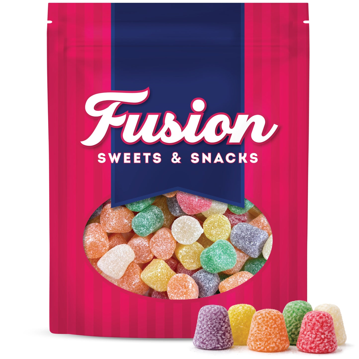 Spice Drops, 1 Pound Bulk Bag - Assorted Fruit Spiced Gum Drops Candy, Spice Gumdrops In Clove, Wintergreen, Anise, Cinnamon, Peppermint, And Spearmint Flavors