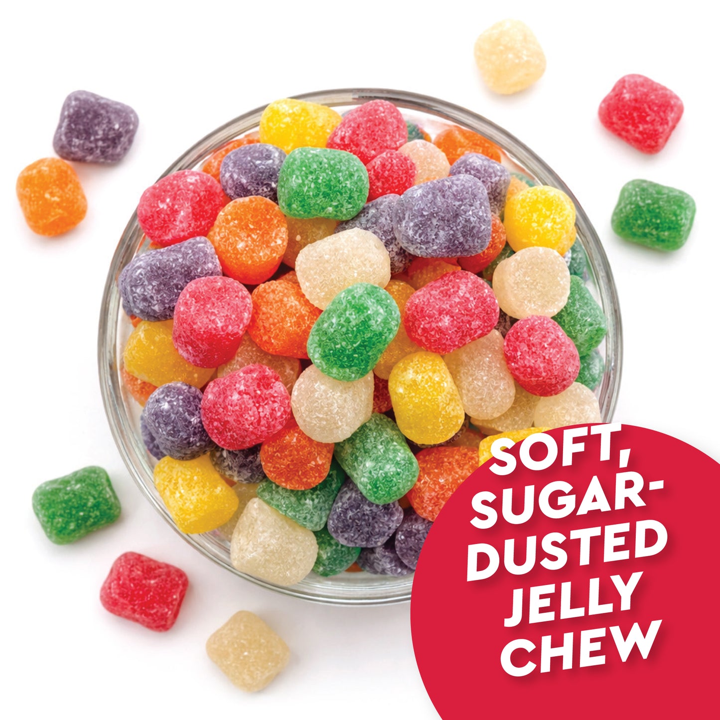 Spice Drops, 1 Pound Bulk Bag - Assorted Fruit Spiced Gum Drops Candy, Spice Gumdrops In Clove, Wintergreen, Anise, Cinnamon, Peppermint, And Spearmint Flavors