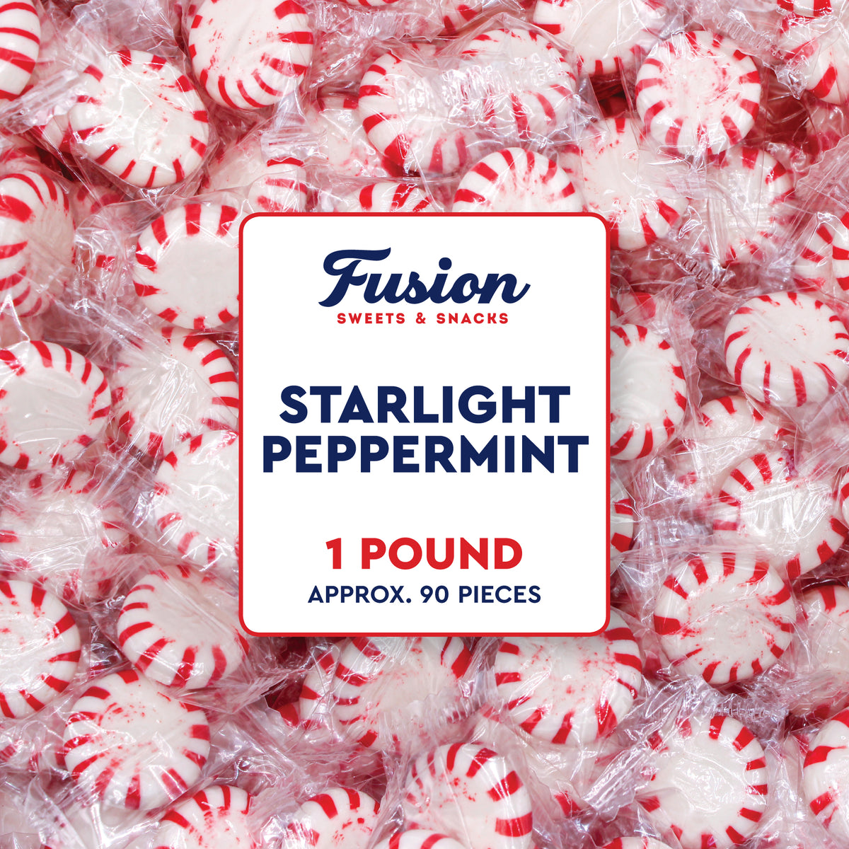 Starlight Peppermint Candy, 1 Pound Bag Mints Individually Wrapped | Timeless Peppermint Candy With A Crisp Cooling Mint Flavor In Every Piece