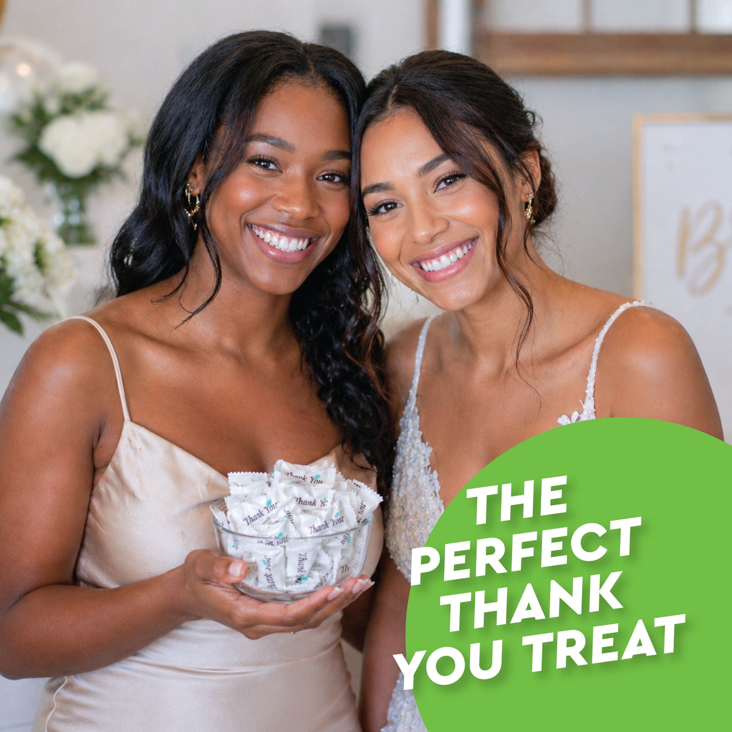 Thank You Butter Mints Individually Wrapped - 125 Count, After Dinner Mints, Soft Pillow Mints, Bulk Wedding Mints for Reception, Baby Shower & Funeral Favors for Guests
